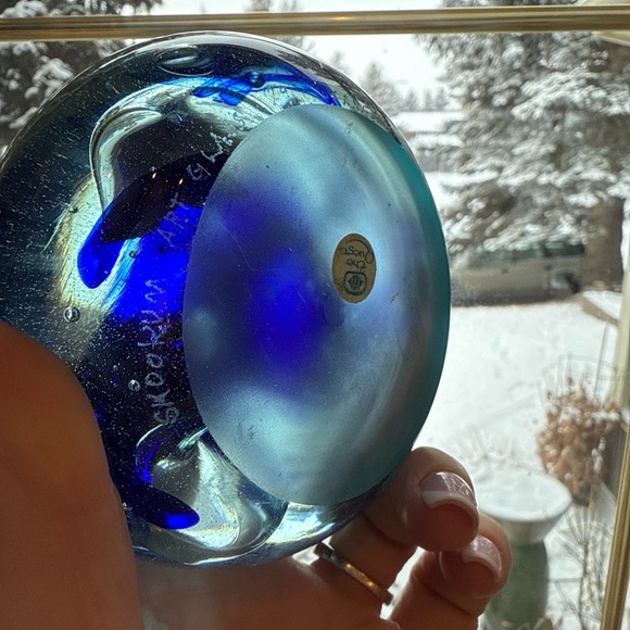 Skookum Art Glass 1979 Robert Held Paper Weight Large - Picture 9 of 16